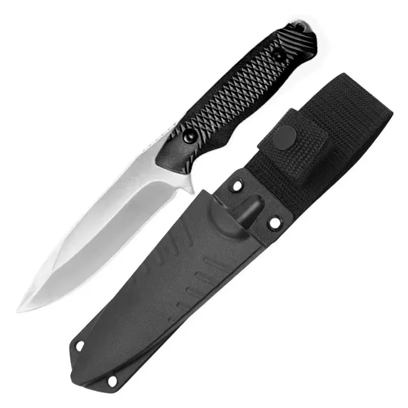 Fixed Blade Camping Knife with Sheath – High-Hardness Stainless Steel Outdoor Utility Knife