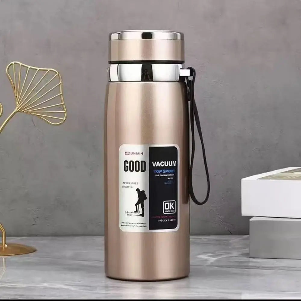 800/1000ml Stainless Steel Insulated Sports Thermos with Handle