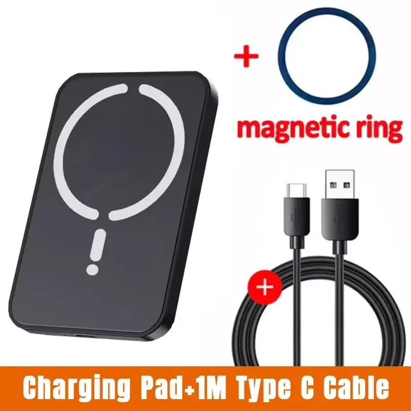 Magnetic Wireless Car Charger Mount – MagSafe Compatible, Air Vent Clip