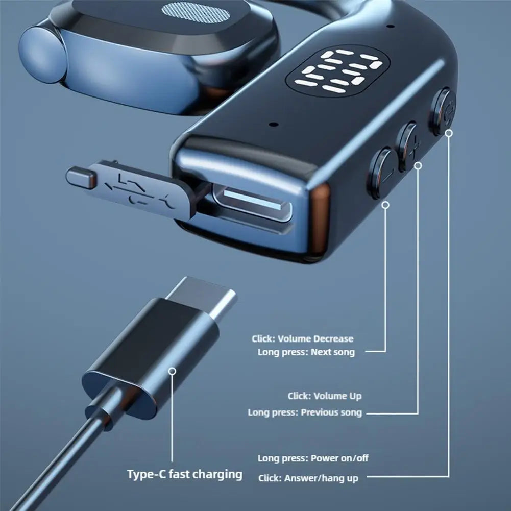Bluetooth 5.4 Gaming Sport Earbuds with Mic